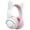 Pink-White, variant on Siivton Cat Ear Wireless Bluetooth Gaming Headset with 2.4G Dongle, 50mm Drivers, 60H Playtime, Built-in Mic, RGB Lights for PC, PS5, PS4, Switch, Mobile,Blue