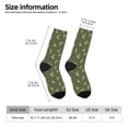 thumbnail image 2 of Gukieu Birds Wild Ducks Print Contrast Color Mid-calf Socks, Sweat-wicking Athletic Socks, Unisex Clothing Accessories, 2 of 6