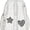 White, variant on Cute Polka Dot Rabbit Ears Backpack with Lace Trim and Plush Charm—Adorable Unisex Knapsack for Daily Use & Travel