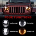 thumbnail image 2 of KOLEMO 2PCS 7 Inch Round LED Headlight Hi/Lo Beam DRL For Jeep Wrangler JK TJ 1997-2018, 2 of 7