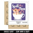 thumbnail image 2 of Spill the Tea Gossip Mouse Teacup Car Window Bumper Water Bottle Phone Tablet Laptop Waterproof Vinyl Decal Sticker Set 5-Pack - Gloss Finish - 3.0", 2 of 7