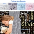 thumbnail image 3 of Kainsy Personalized Toddler Nap Mat for Daycare - Evulum Kids Sleeping Bag with Pillow and Blanket for Preschool Kindergarten, Custom Name Monogrammed Nap Mats Large Soft Black 02, 3 of 9