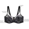 thumbnail image 5 of Wacoal Retro Chic womens Full Figure Underwire Bra Bra, 5 of 5
