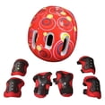 thumbnail image 2 of Casco de bicicleta para niños, resistente, transpirable y cómodo, ideal para patinar. Rojo, 2 of 8