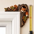 thumbnail image 5 of Diceymbol Chipmunk Tree Hollow Door Topper Woodland Animal Door Frame Decoration, Fox 2D Wooden Corner Sign for Doorway Shelf Rustic Home Decor, 5 of 6