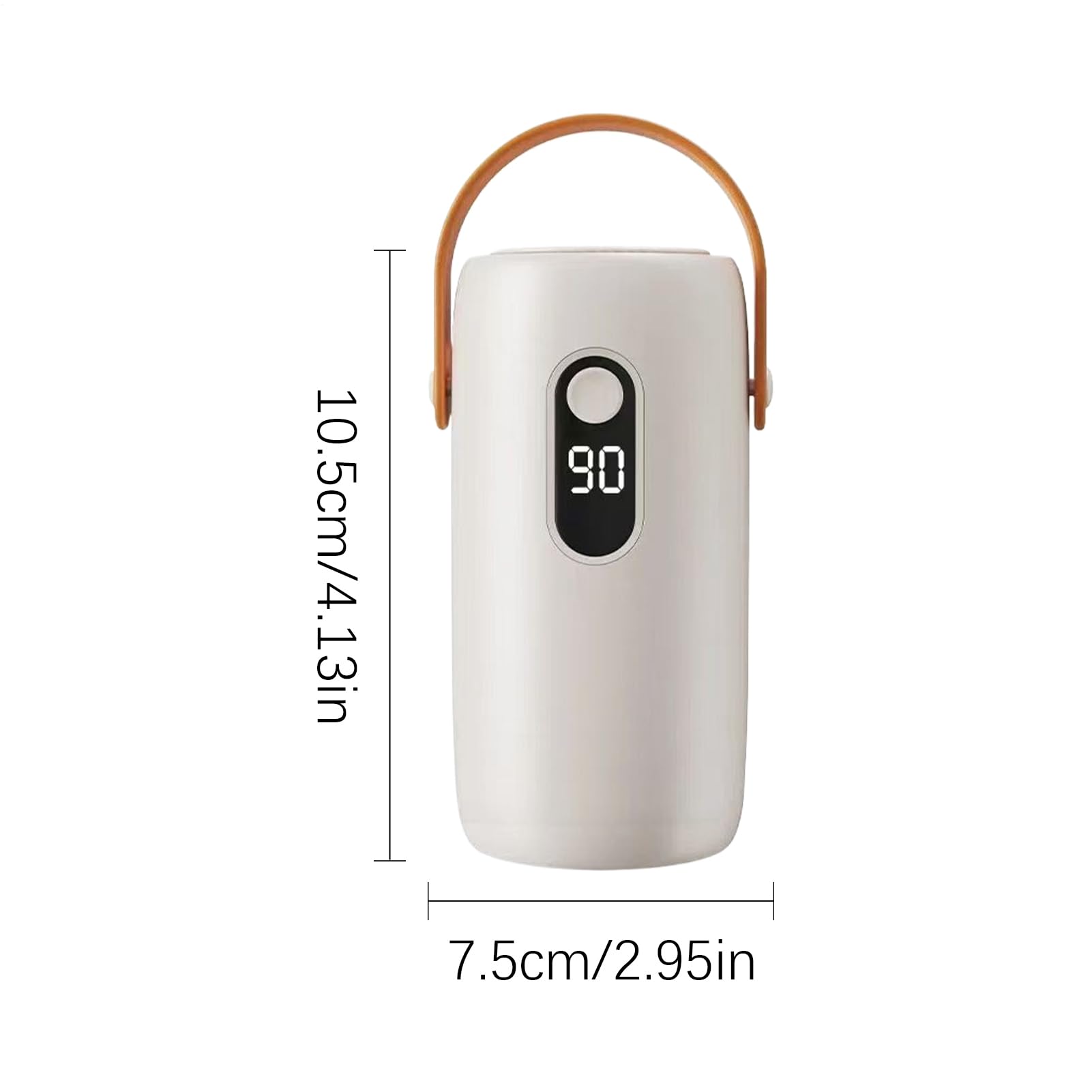 Portable Clothes Dryer - Fast Drying Automatic Shirt Ironing Machine for Quick Removal, Compact Hot Air Function with Hands Free Ironing, Garment Press for Home, 10.5x7.5 cm