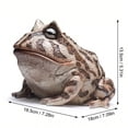 thumbnail image 2 of Frog Toad Sculptures Garden Statues Yard, Animal Gardening Gifts, Weather Resistant Garden Decoration Sculpture, Art Resin Decorations Outdoor Garden Decororation, 2 of 5