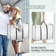 thumbnail image 3 of Portable 70in Wedding Dress Garment Bag With Bride Tote Bag 8in Gusseted Dress Bags For Gowns Long, 3 of 4