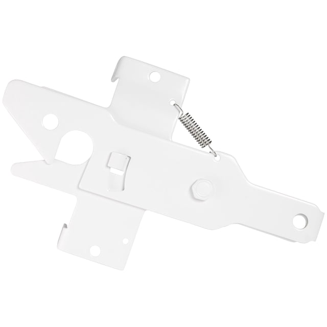 Nationwide Industries Stainless Steel Gate Latch For Vinyl - Pad-lockable, White