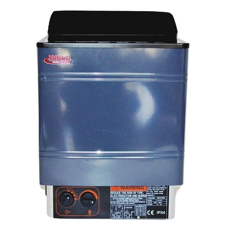 TURKU TU45WD-I 4.5KW 240V 210Cu.Ft. RESIDENTIAL FIRMER BODY STRUCTURE WET OR DRY ELECTRIC SAUNA SPA HEATER STOVE WITH BUILT-IN CONTROLLER