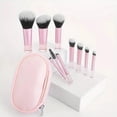 thumbnail image 2 of BloomBeauty Mini Makeup Brush Set for Beginners - 10PCS Essential Eyeshadow, Loose Powder & Face Brushes with Storage Bag - Soft Synthetic Bristles, 2 of 8