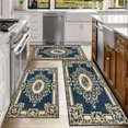 thumbnail image 6 of Kitchen Rugs Sets of 3 Non Slip Washable Kitchen Mats for Floor, Waterproof Kitchen Runner Rug, Floor Mat Carpet for Entryway, Laundry, Sink, Hallway, Bathroom, 6 of 10