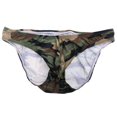 thumbnail image 3 of Micro calzoncillos Baoblaze Camuflaje Cintura Baja M L XL Ropa interior para hombres, 3 of 7
