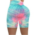 thumbnail image 2 of Ahuyic Athletic Shorts for Women,Womens Running Shorts,Fashion Women Short Multicolor Tight High Waist Elasticity Sports Yoga Pants, 2 of 5