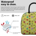 thumbnail image 3 of Lunch Bag Lunch Box for Women Reusable Insulated Lunch Bags,Water-Resistant Sushi Print Cooler Lunch Tote Bag, Large Capacity for Work Travel Picnic, 3 of 6