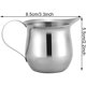 thumbnail image 2 of Taza Medidora para Leche Condensada 90ml, Acero Inoxidable 18/8 Grado Alimenticio Base Antiderrame con Escalas de Medición Ideal para Cafeterías y Repostería, 2 of 4