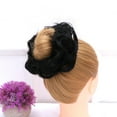 thumbnail image 5 of TOXMENT 2PCS Curly Hair Bun Extensions Messy Donut Chignon Hairpiece, 5 of 8