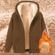 thumbnail image 1 of pstuiky Camisas suaves de manga larga para hombre, Sudadera con capucha y cremallera de manga larga para hombre, color liso, con cordón ajustable Tops de hombre xl, 1 of 3