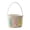 White, variant on AURIGATE Easter Bunny Cotton Basket, Decorative Woven Cotton Basket with Bunny Applique & Pom-Poms, Easter Egg Hunt Basket for Party Favors, Candy & Gift Storage, Holiday Home Decor