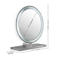 thumbnail image 3 of Impressions Vanity Diamond Collection Premium Illuminated Wall Mounted Makeup Mirror with Lights, 3 of 6
