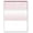 Burgundy Top, variant on Blank Computer Checks for Laser & Ink Jet Printers, Pack of 100 Sheets Green Bottom