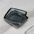 thumbnail image 4 of Classic Square Crystal Glass Ashtray for Men and Women, Transparent Smoke Cup, Creative Home Bar, Living Room, Simple Factories, 4 of 7