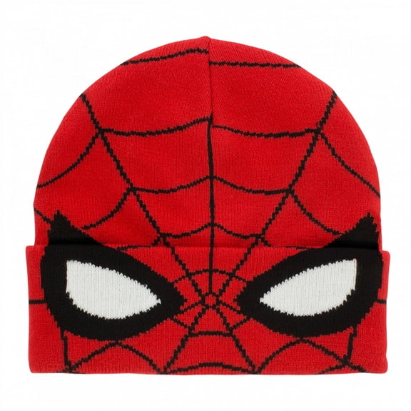 Spider-Man Mask Cuff Knit Beanie