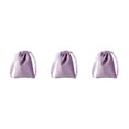 thumbnail image 3 of Youkk Super Soft Jewelry Bags Must-Have Storage Solution Easy To Drawstring Bags purple 3Set, 3 of 6
