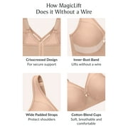 Glamorise MagicLift Active Support Wirefree Bra 1005 (Womens & Womens Plus)