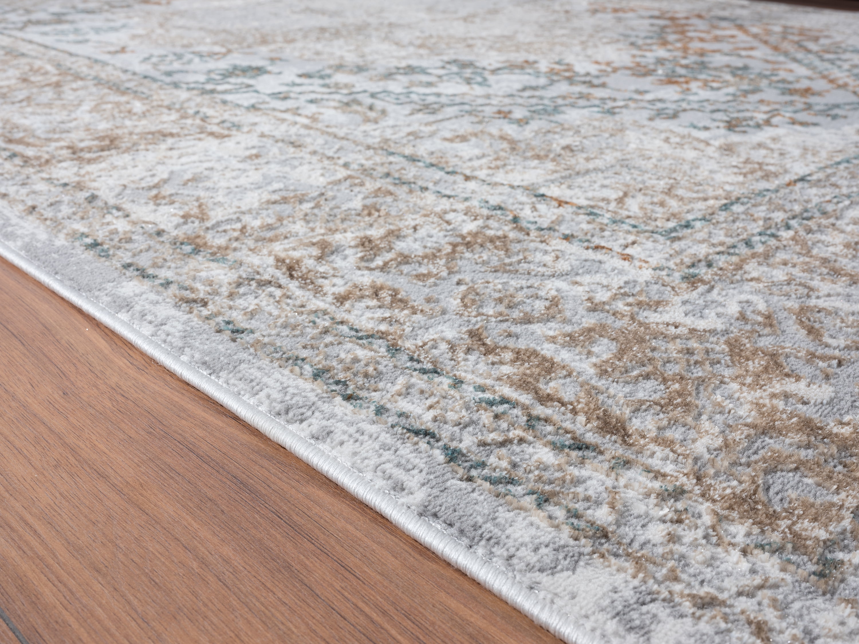 United Weavers of America Symphony Bordered Transitional Runner Rug
