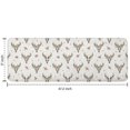 thumbnail image 7 of White Deer Skull Flower Pattern Kitchen Rug Mat,Kitchen Runner Rugs Non Skid Washable,Decorative Kitchen Floor Mats for Kitchen,Sink,Laundry,17"x47.2", 7 of 7