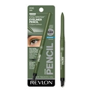 Revlon ColorStay Waterproof Eyeliner Pencil, Built-In Sharpener, 206 Jade, 0.01 oz