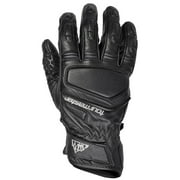 Angle View: Tourmaster Elite Leather Gloves - Black