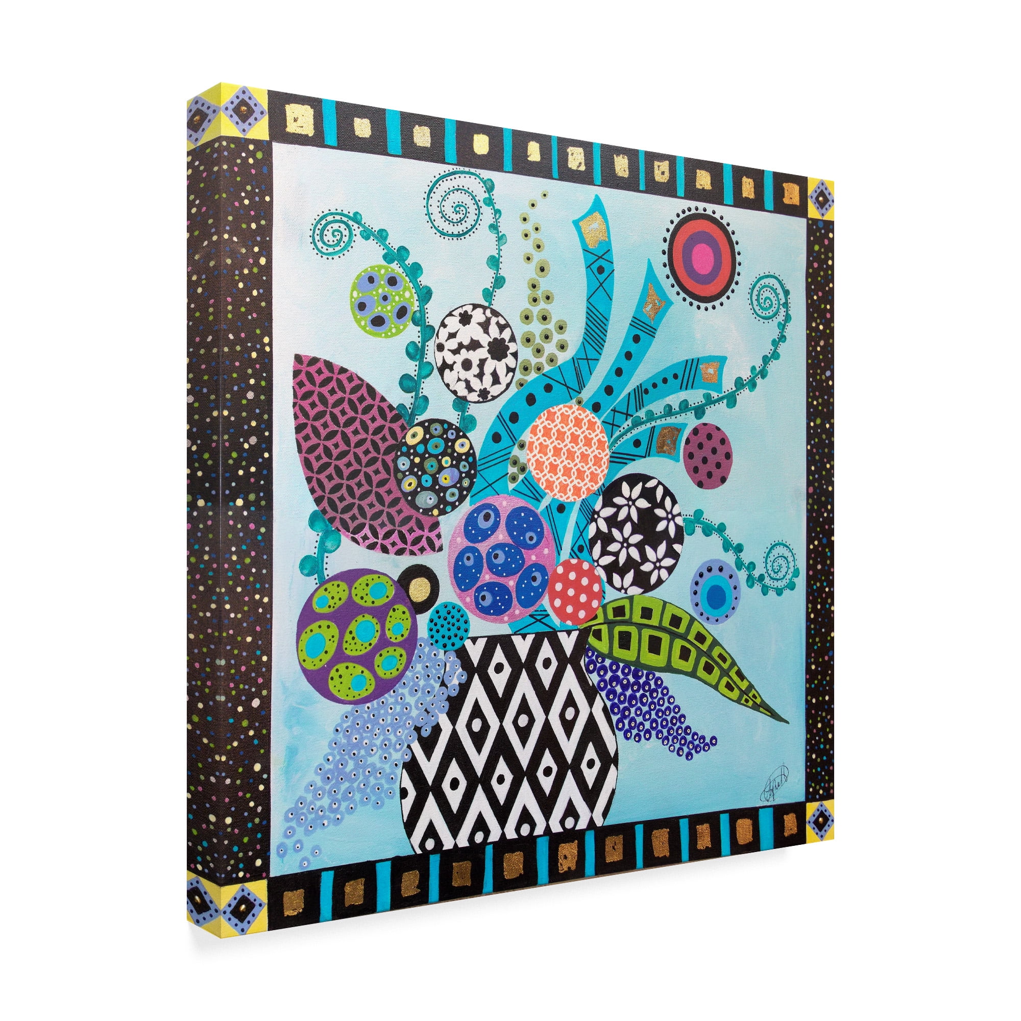 Trademark Fine Art 'Full Bloom In Color' Canvas Art by Lynn Hughes