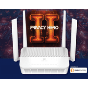 Privacy Hero 2 VPN Router by FlashRouters – Built-In Streaming-Focused VPN for US, EU & Canada – Whole-Home Privacy Router