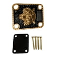 thumbnail image 1 of Electric Guitar Neck Backing Plate Bass Neck Strength Connect Board Joint Plate Goldb, 1 of 6