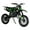Green, variant on Jnismy Mini Kid Dirt Bike, 49CC 2-Stroke Gas Powered Motorcycle with Off-Rode Tire, Front Rear Disc Brakes, Shock Absorption Pocket Motorbike, Up to 25 Mph, Max Load 330 LBS (Green)