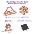 thumbnail image 2 of Noria metálica Fidget Spinner Comerda, 6,35 cm, 110 g, 2 of 6