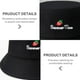 thumbnail image 2 of Sombrero de pescador plegable con forma de fresa para mujer, con circunferencia de 56 a 58 cm, protector solar para exteriores, 2 of 5