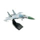 thumbnail image 5 of Modelo de aleación fundida 1:100, avión de la Unión Soviética SU27 con Base para gabinete de TV de oficina, cafeterías, decoración de escritorio Baoblaze Aviones fundidos a presión, 5 of 8