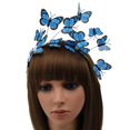 thumbnail image 2 of lipsticksky 2x Diadema de mariposa para mujer Diadema colorida Foto azul+rosa, 2 of 9