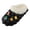Black, variant on Slippers for Women Men Bubble Slides Fuzzy Cute Slippers Non Slip Massage Soft House Shoes for Indoor Outdoor Use Size 6-10