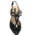 thumbnail image 2 of Bonnibel Belinda-2 Women's Rhinestone Glitter Peep Toe Sling Back Stiletto Sandals Pumps BLACK 8, 2 of 5