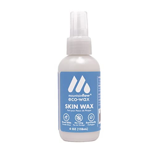 mountainFLOW eco-wax Skin Wax (Spray-On), Eco-Friendly Spray-On Wax, Better Glide for Climbing Skins