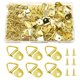 thumbnail image 1 of Juego de 100 perchas pequeñas, prácticos triángulos, anillos en D, accesorios para colgar fotos, 1 of 8