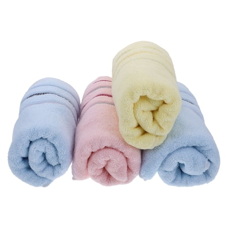 YOSADIER 4Pcs Heavy Duty Cotton Bath Towels Soft Absorbent Practical Household Towels