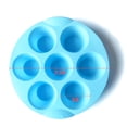 thumbnail image 2 of Freidora de aire de 7 agujeros, moldes para muffins, moldes para hornear pasteles de silicona reutilizables, utensilios de cocina, 2 of 9