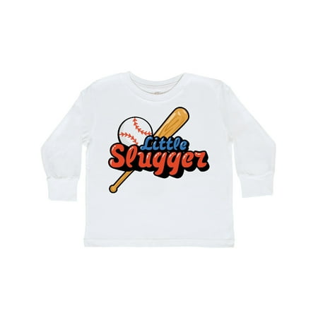 

Inktastic Little Slugger Gift Toddler Boy or Toddler Girl Long Sleeve T-Shirt