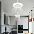thumbnail image 7 of Enclosed Ceiling Fans with Lights and Remote, 10 Inch Mini Bladeless Ceiling Fan with Light, Family Summer Gift, for Kitchen,Bathroom,Garage,Pantry,Tool Room,Store Room,Closet,Laundry Room (Grey), 7 of 7