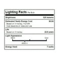 thumbnail image 2 of Bulbrite 772717 Pack of (5) - Par 7 Watt Dimmable PAR20 Shaped Medium (E26) Base, 2 of 2